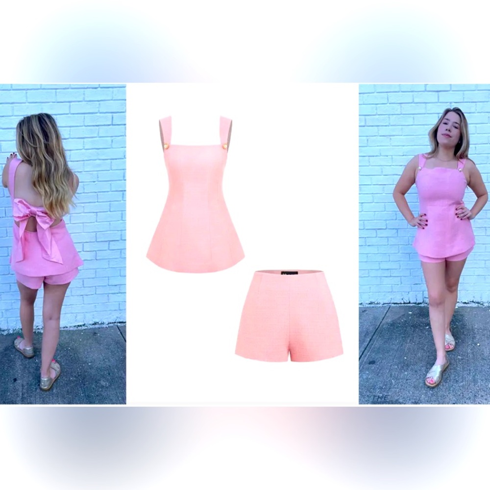 Polly Pocket x Cider top and shorts set collab